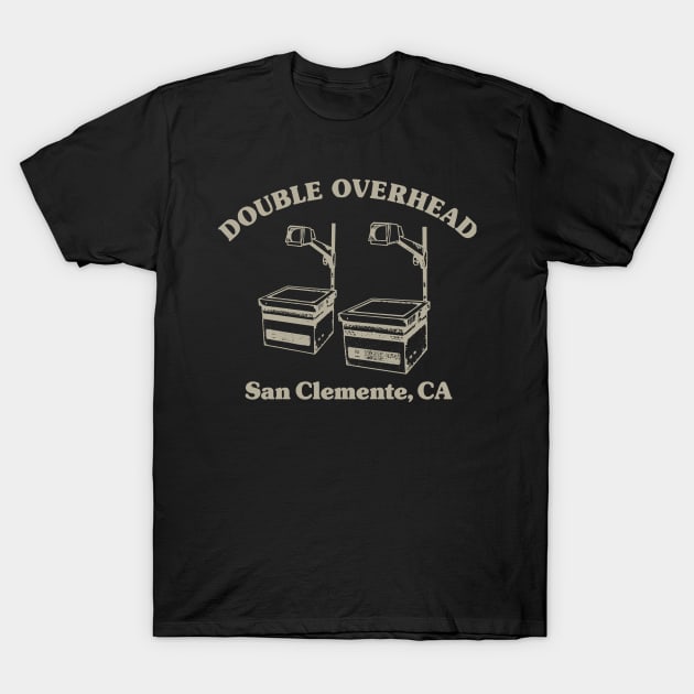 Double Overhead San Clemente, California - Dark T-Shirt by Double Overhead